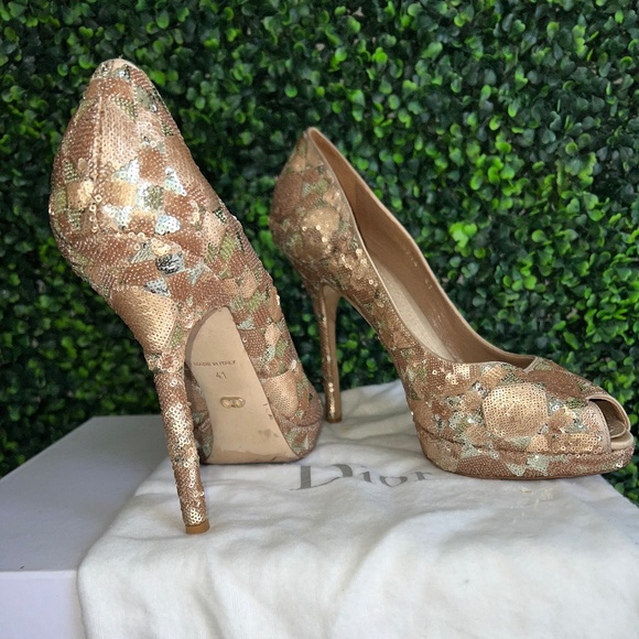 AUTHENTIC CHRISTIAN DIOR HEELS - Picture 1 of 2